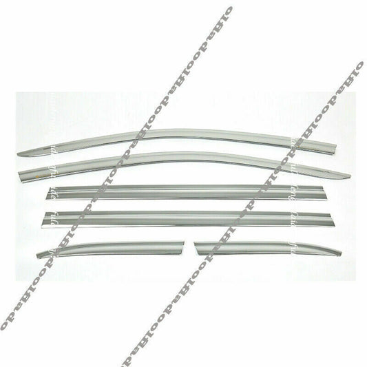 Exterior Window Visors Vent Sun Rain Guards Trim for Toyota highlander 2020-2024