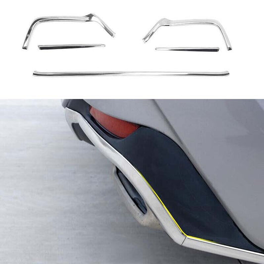 2019-2022 Front Bumper Lower Strip Guard Trim Chrome 5pc Steel for Toyota for Avalon