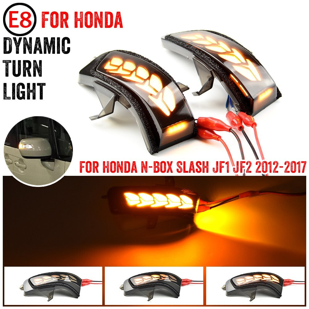 2PCS Dynamic Side Mirror Blinker Light for Honda N-Box Slash JF1 JF2 2012-2017
