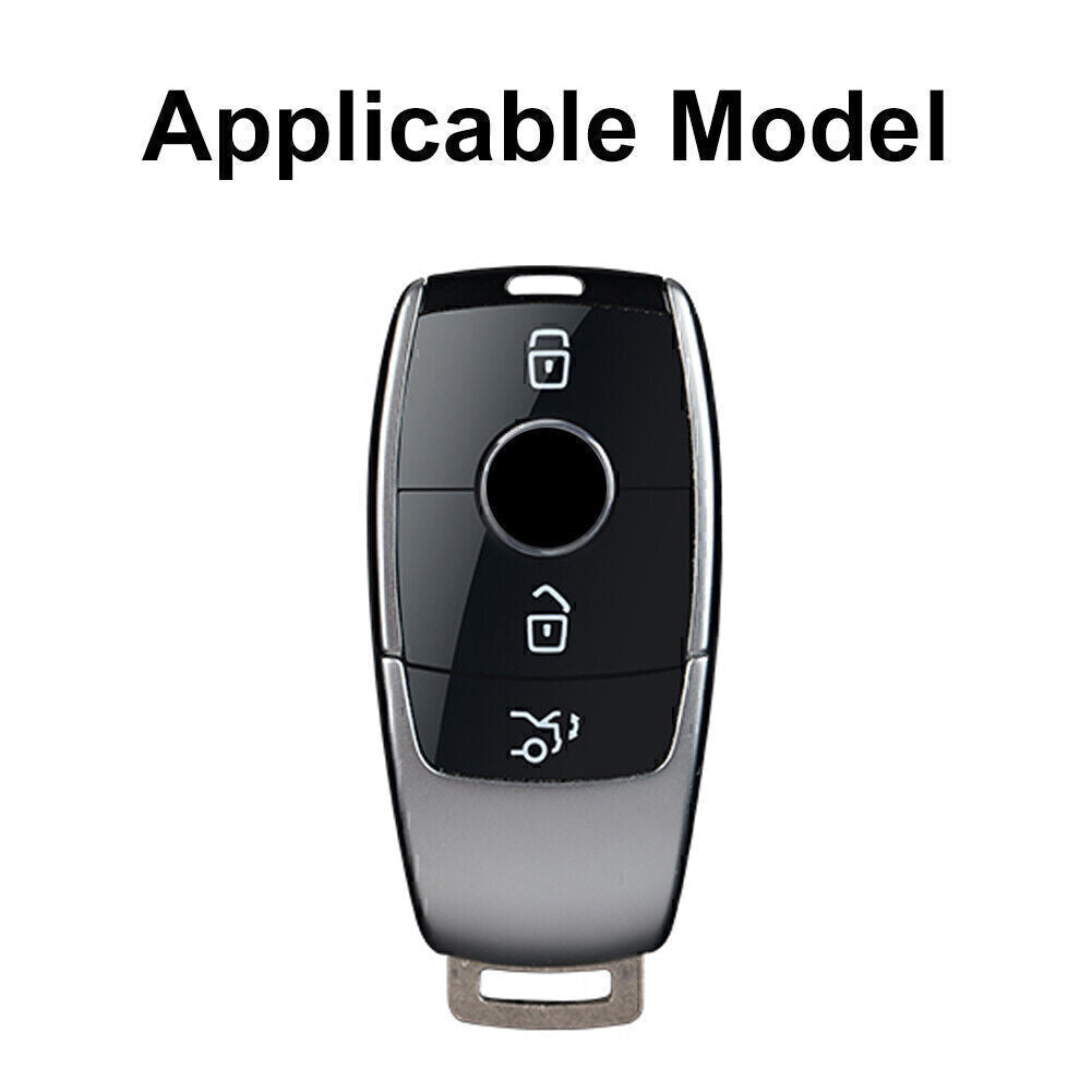 Key Fob Case Cover Carbon Fiber for Mercedes-Benz E S Class W213 W212 W221 E200