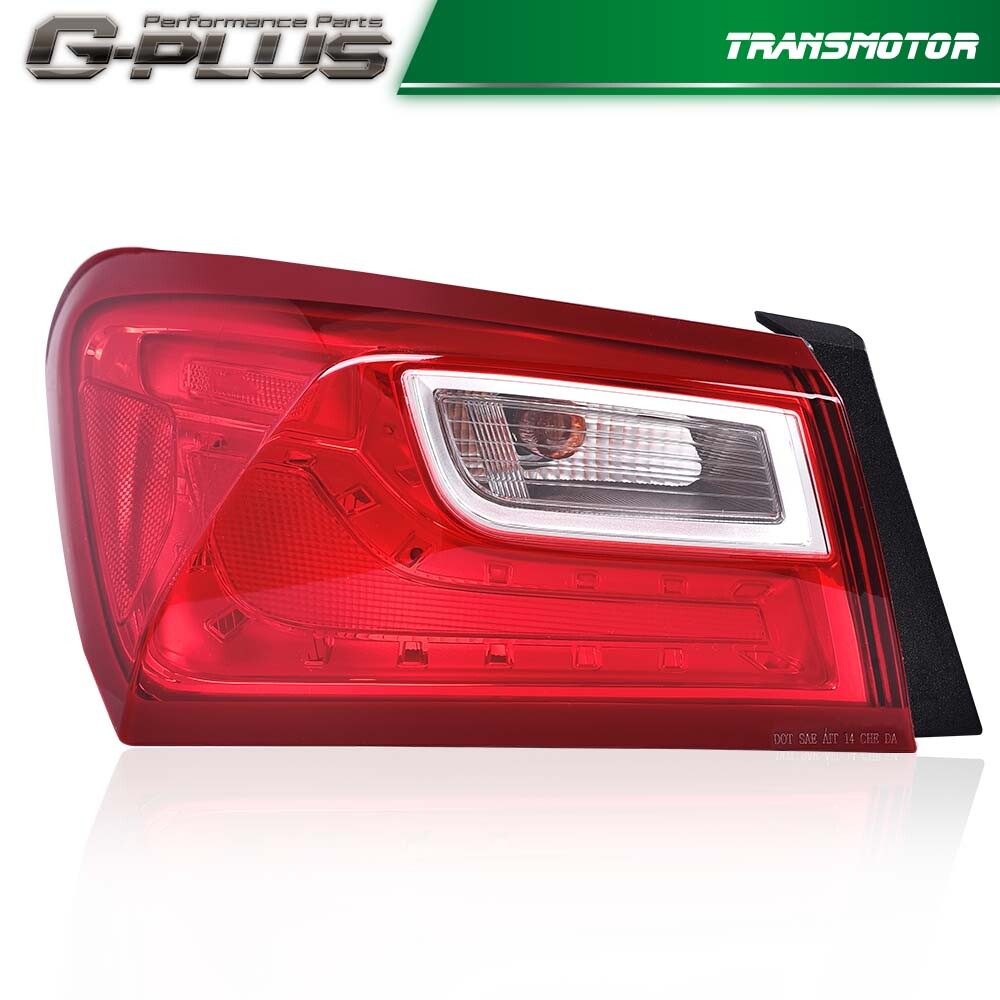 The left rear brake stop light on the exterior taillight is suitable for the for Chevrolet Malibu 2016-20.