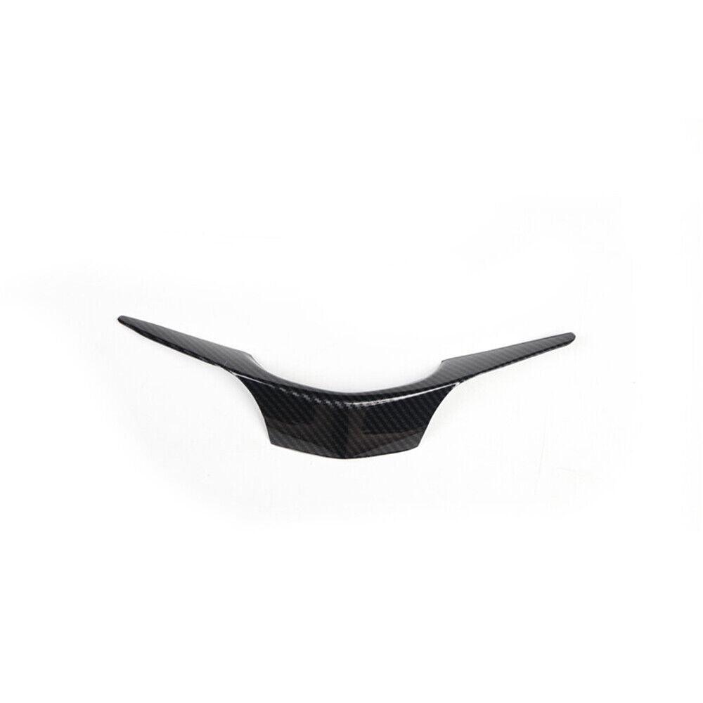 Car Steering Wheel U Type Cover Trim Fit for Cadillac CT6 2016-2020 Carbon Fiber
