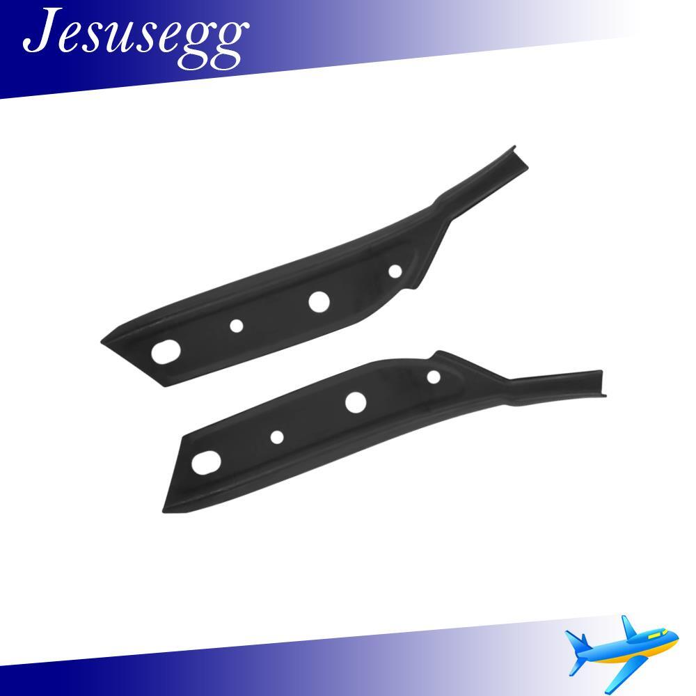 2X For CLS C218 X218 2012-2018 Front Bumper Mounting Rail Left+Right Black