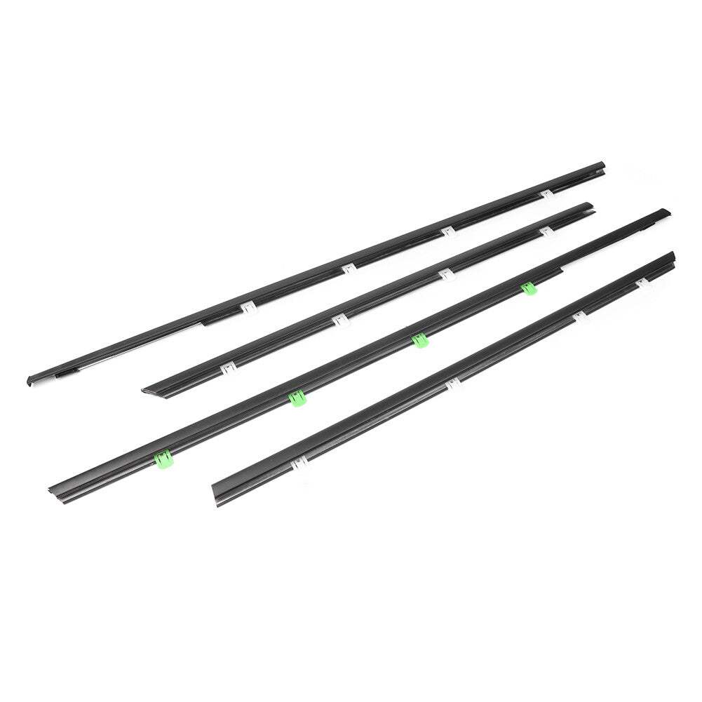 4pcs Weather strip Window Moulding Trim Seal Belt Fit for Honda for Civic 2012-2015 Auto