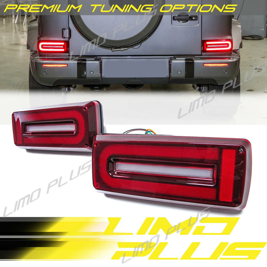 Red W464 style LED taillights suitable for 2010-2018 for Mercedes W463 G500 G550 G63 G300
