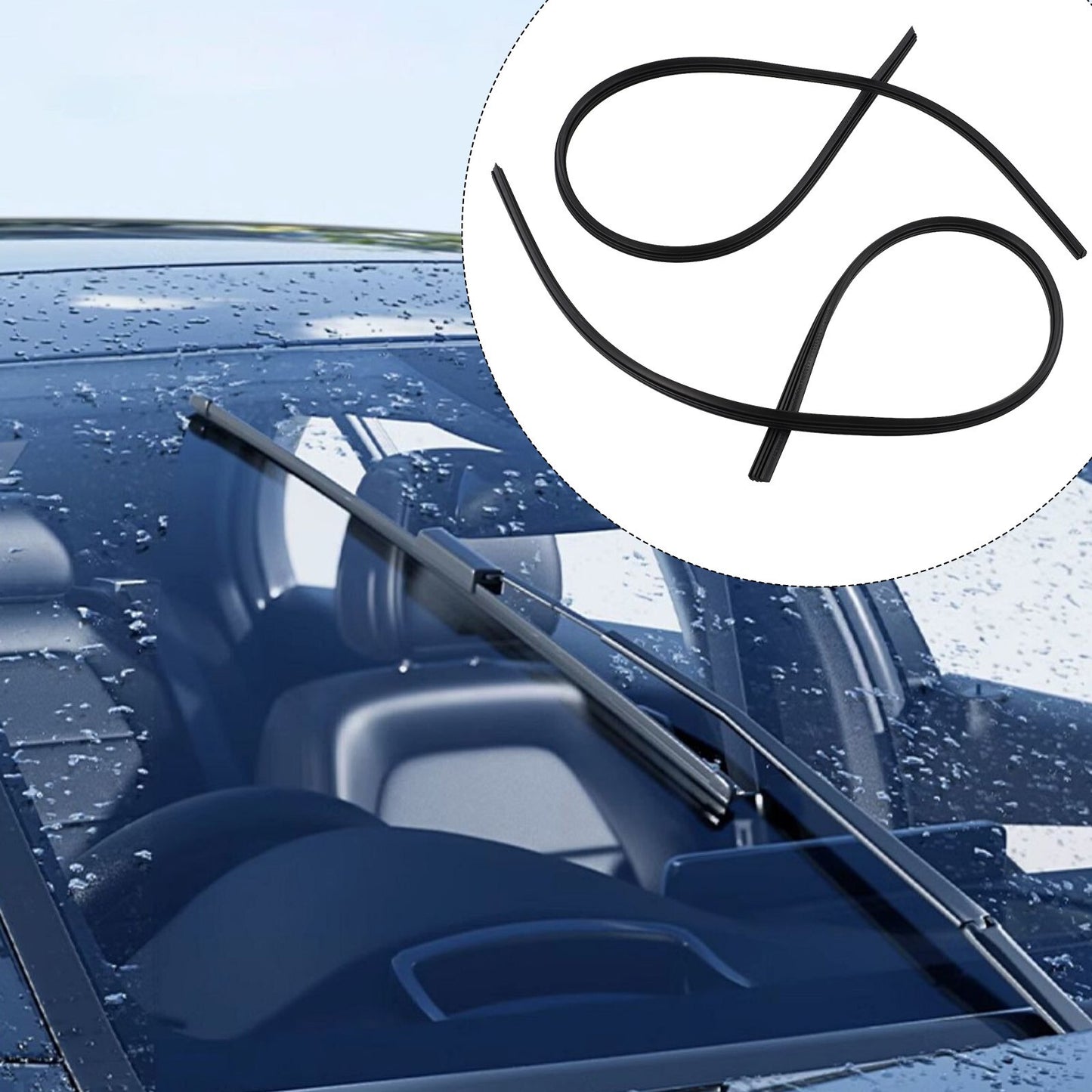 Frameless 26 Silicone Wiper Blade for Improved Visibility