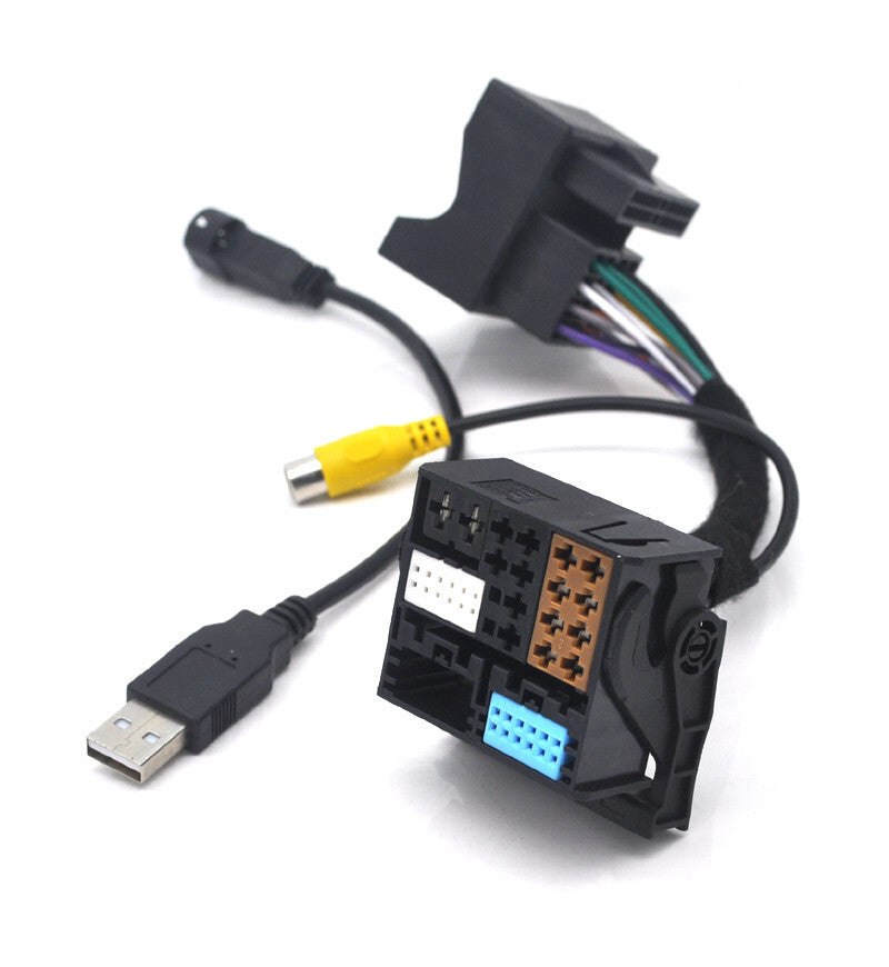 Quadlock Adaptor usb cable kit for VW / for SKODA for seat Radio 03-2015 Transporter T6 T5