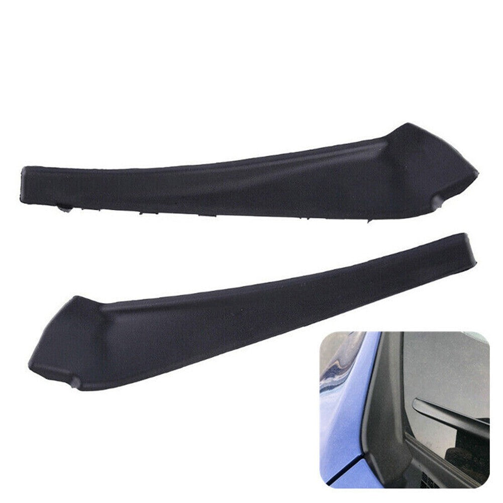 2Pcs for Nissan -Rogue 2014-2020 Front Wiper Side Cowl Extension Cover Trim Black