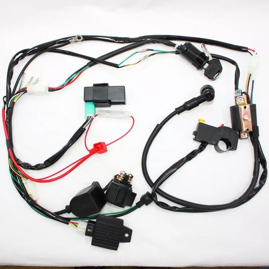 Engine Wiring Harness Loom for 50cc 110cc 125cc 140cc 150cc Pit Dirt Trail Bike