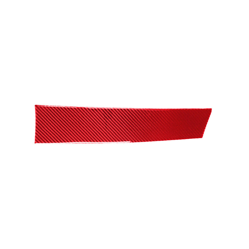 Red Carbon Fiber Passenger Storage Panel Cover for BMW X5 E70 X6 E71 2008-2013