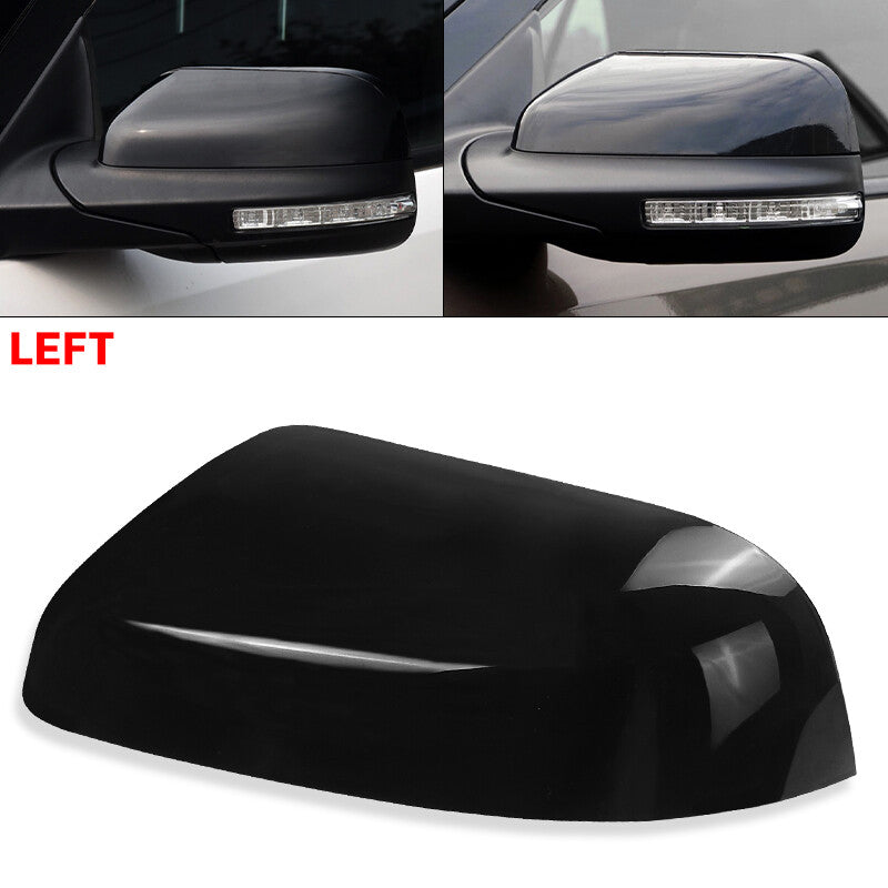 Rear View Mirror Cover Cap for Ford EXPLORER 2016-2019 Black Left Driver Side