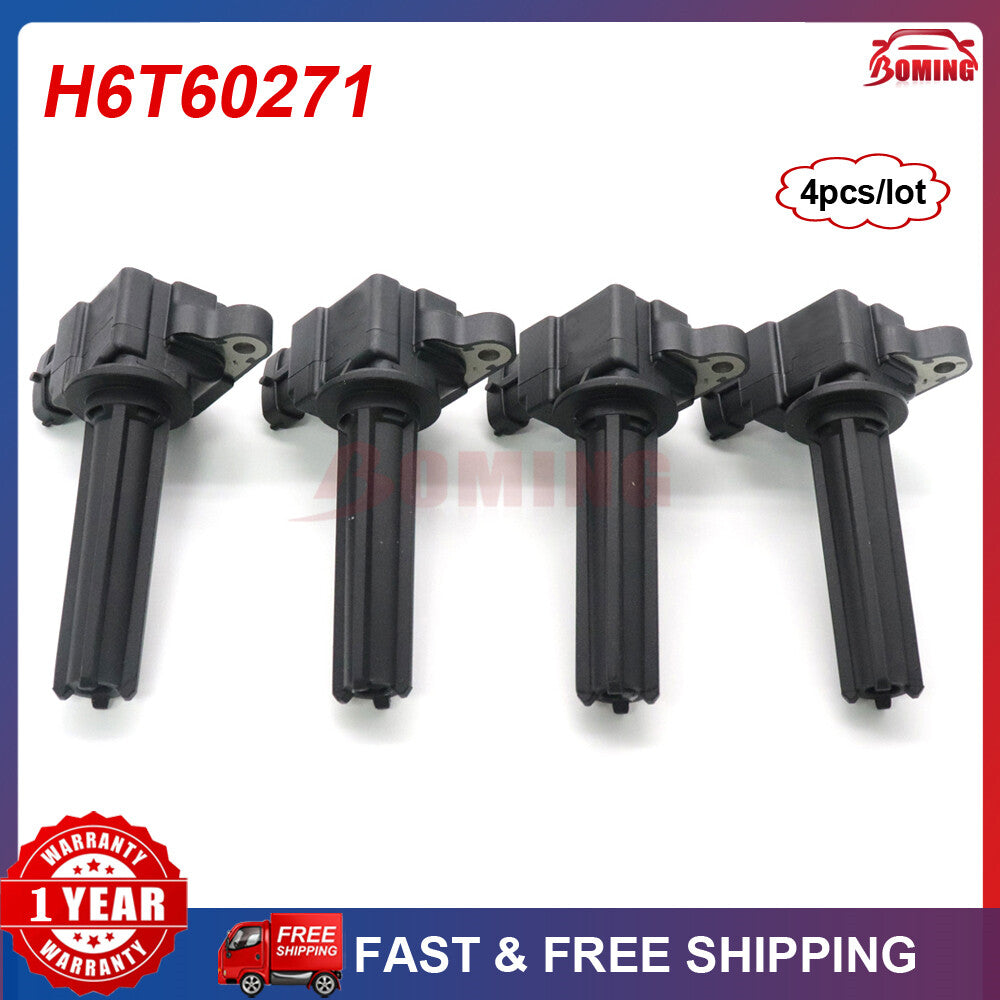 4-pack of brand new ignition C H6T60271 kits suitable for Saab 9-3 9-3X 2.0 UF526 UF-526 12787707 2003-11