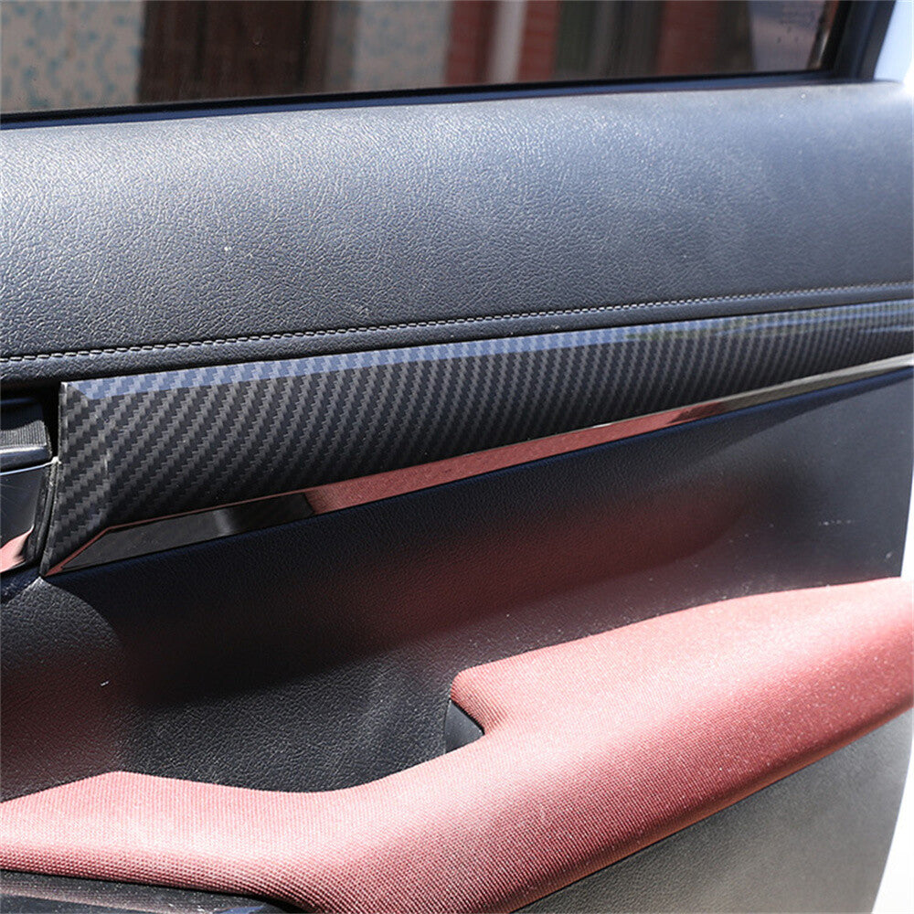 Carbon fiber ABS interior door panel cover for Toyota Hilux 2015-21 - Parts