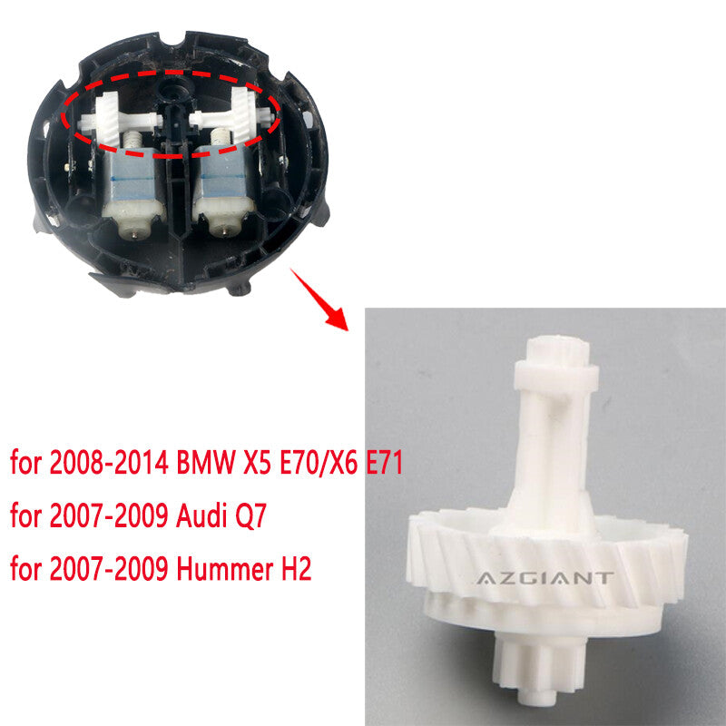 One-piece side mirror adjustment motor gear set suitable for 2007-2009 for Hummer H2
