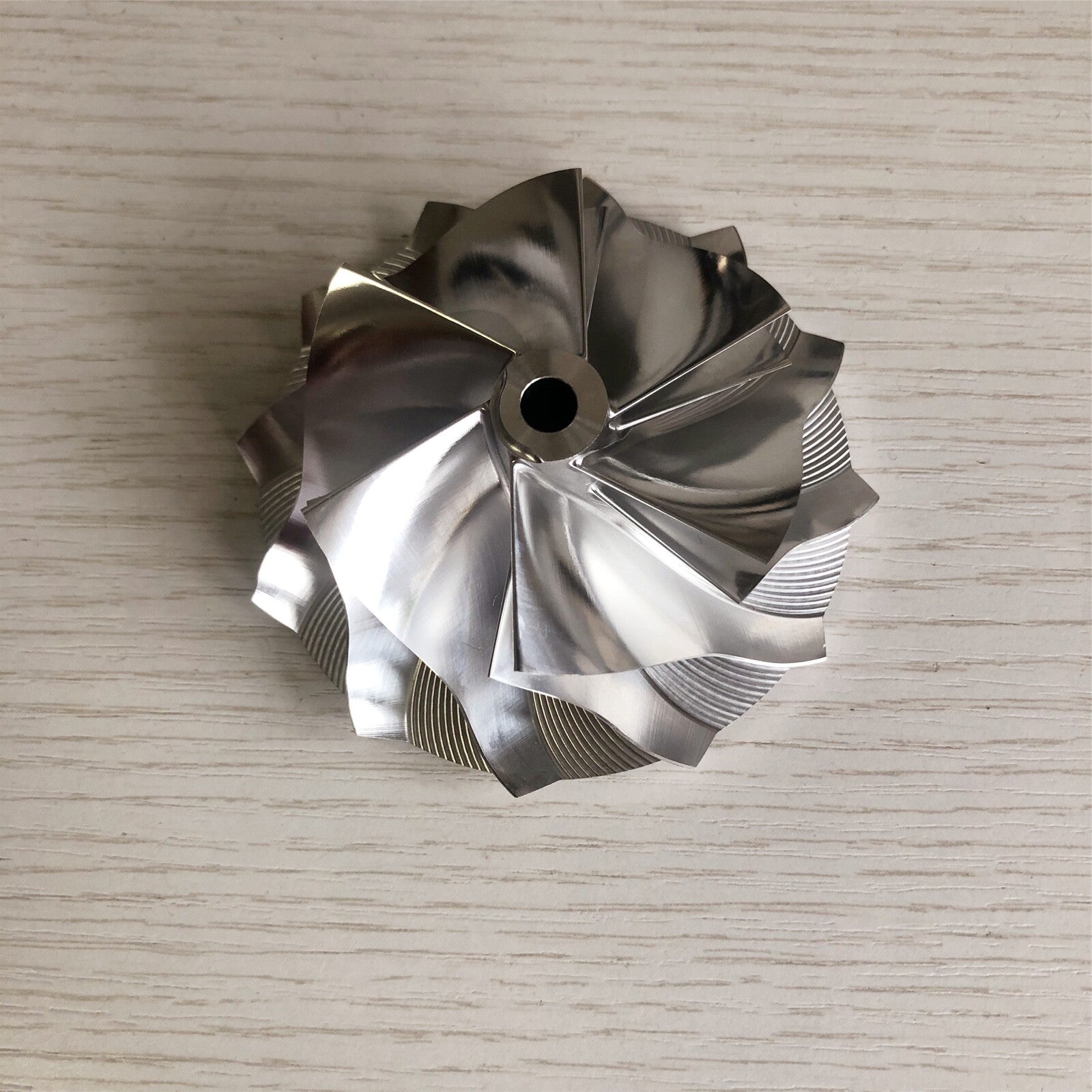 TD05H 61.33/82.00 mm 6+6 Blade Performance Aluminum 2618/Burnt Compressor Wheel