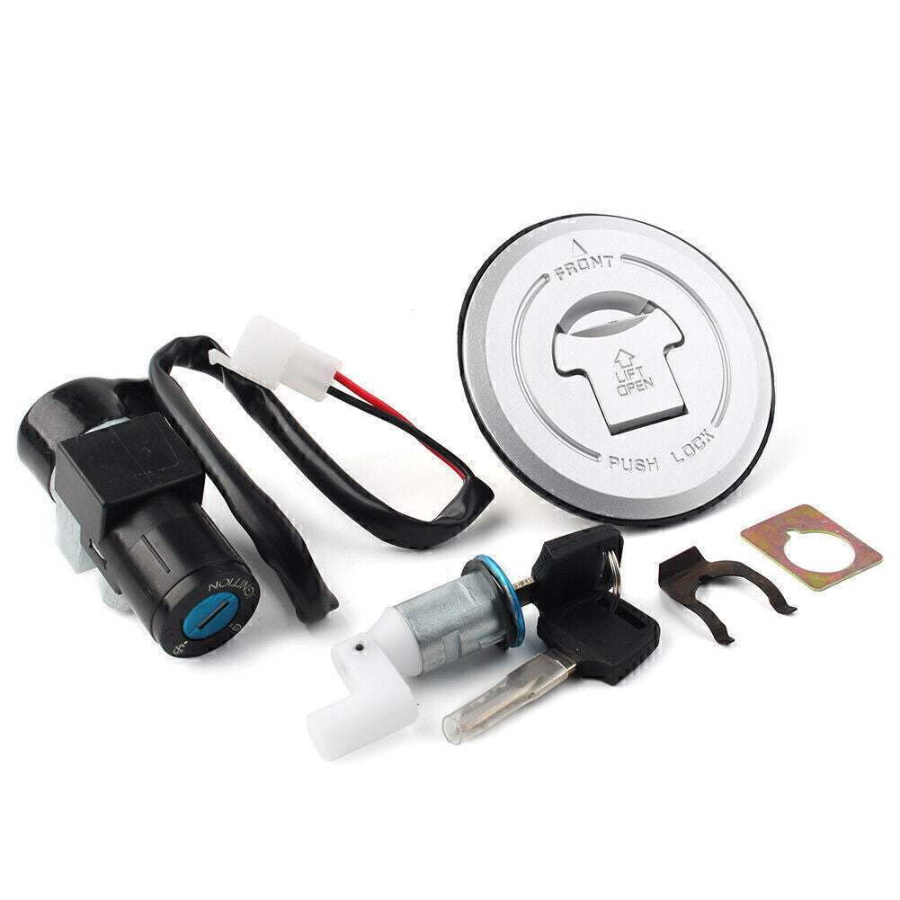 Ignition Switch Fuel Gas Cap for Seat Lock Key Fit 03-07 for Honda CBR125 CBR125RR 125cc