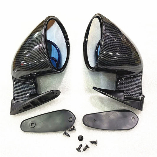 Car Side Wing Mirrors Carbon Fiber Color For California Style Mirrors