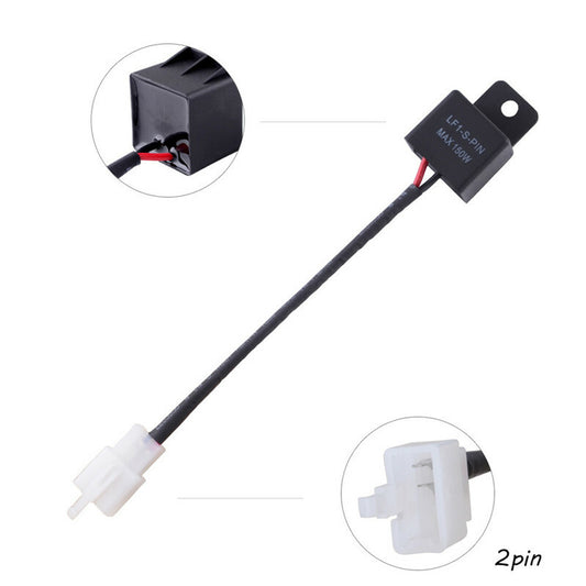 Motorcycle 150W LED Turn Signal Indicator Blinker Indicator Light Flasher Relay