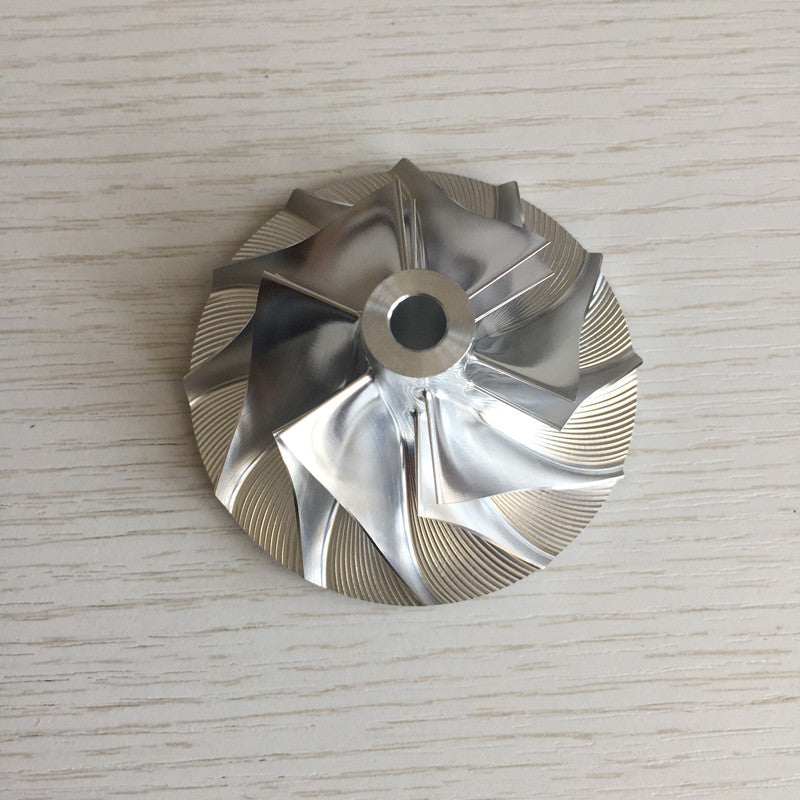 RHC6 41.59/64.96mm 6+6 blade Turbo aluminum 2618/billet compressor wheel