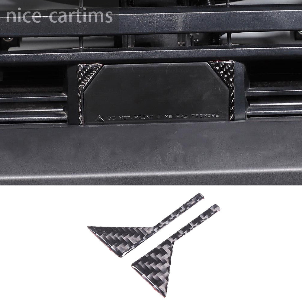 For Toyot@ Tundr@ 2022-23 Trailer Hitch Hook Panel Trim Accessories Carbon Fiber