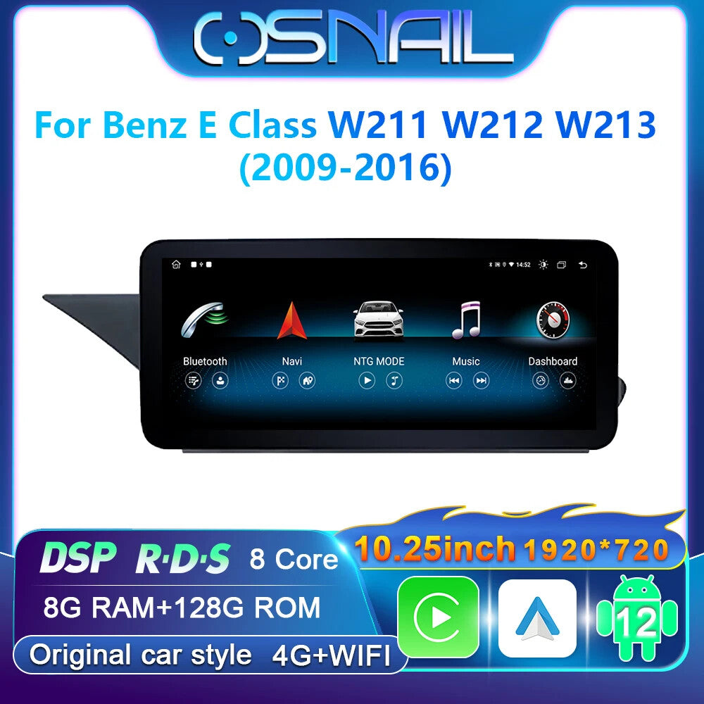 for Mercedes for Benz E Class W211 W212 W213 09-16 Radio Multimedia Video Player GPS