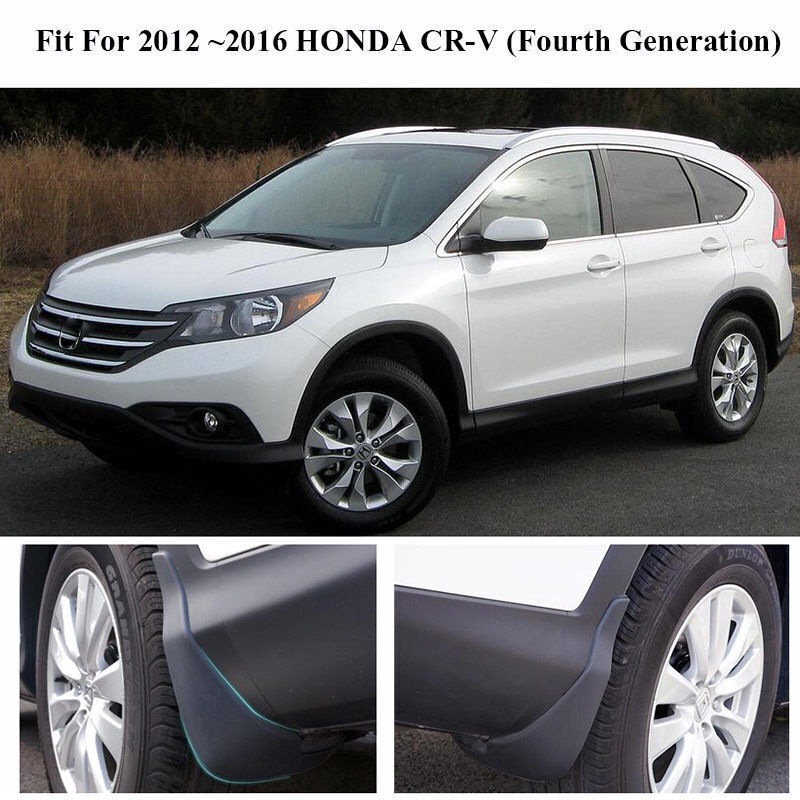 for Honda CR-V 2012-2016 Black Car Splash Guards Mud Flaps Mud Fender Mudguard