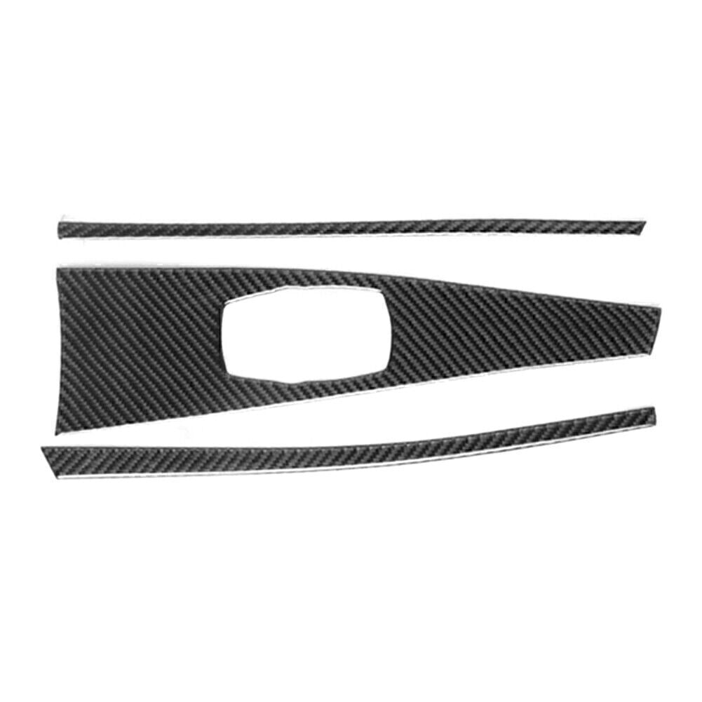 for BMW F30 F34 2014-18 Carbon Fiber Central Console Multimedia Panel Cover Trim