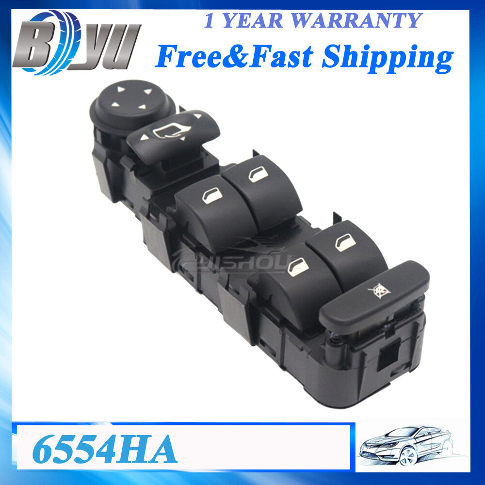 6554.HA Master Power Window Control Switch Fits for Citroen C4 2004-2015 NEW
