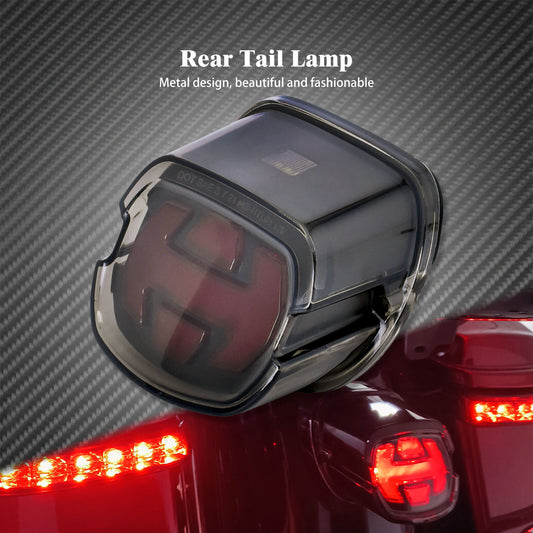 Arrow Style Rear Running Brake Light Low Profile Fit for Harley Touring Softial