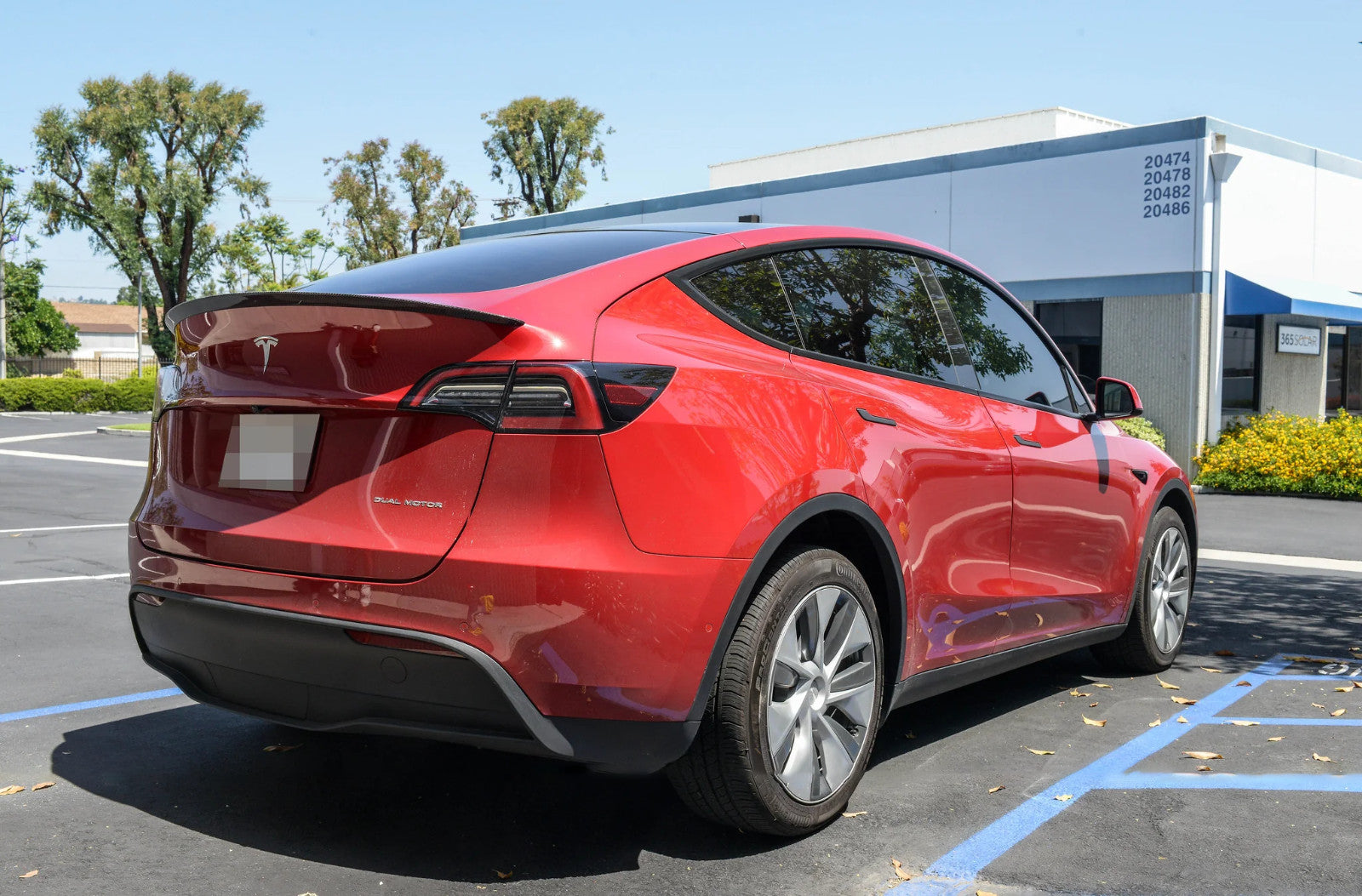 New Style Real Carbon Fiber Rear Trunk Spoiler Wing for 2020-2023 for Tesla for Model Y