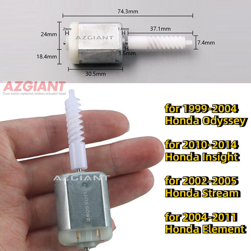 Rear door lock actuator motor suitable for Honda Odyssey/Insight/Stream/Element