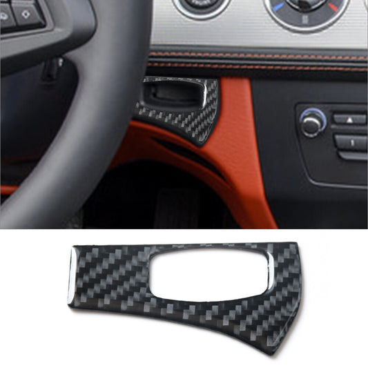 for BMW Z4 E89 2009-2016 Carbon Fiber Interior Ignition Switch Cover Trim