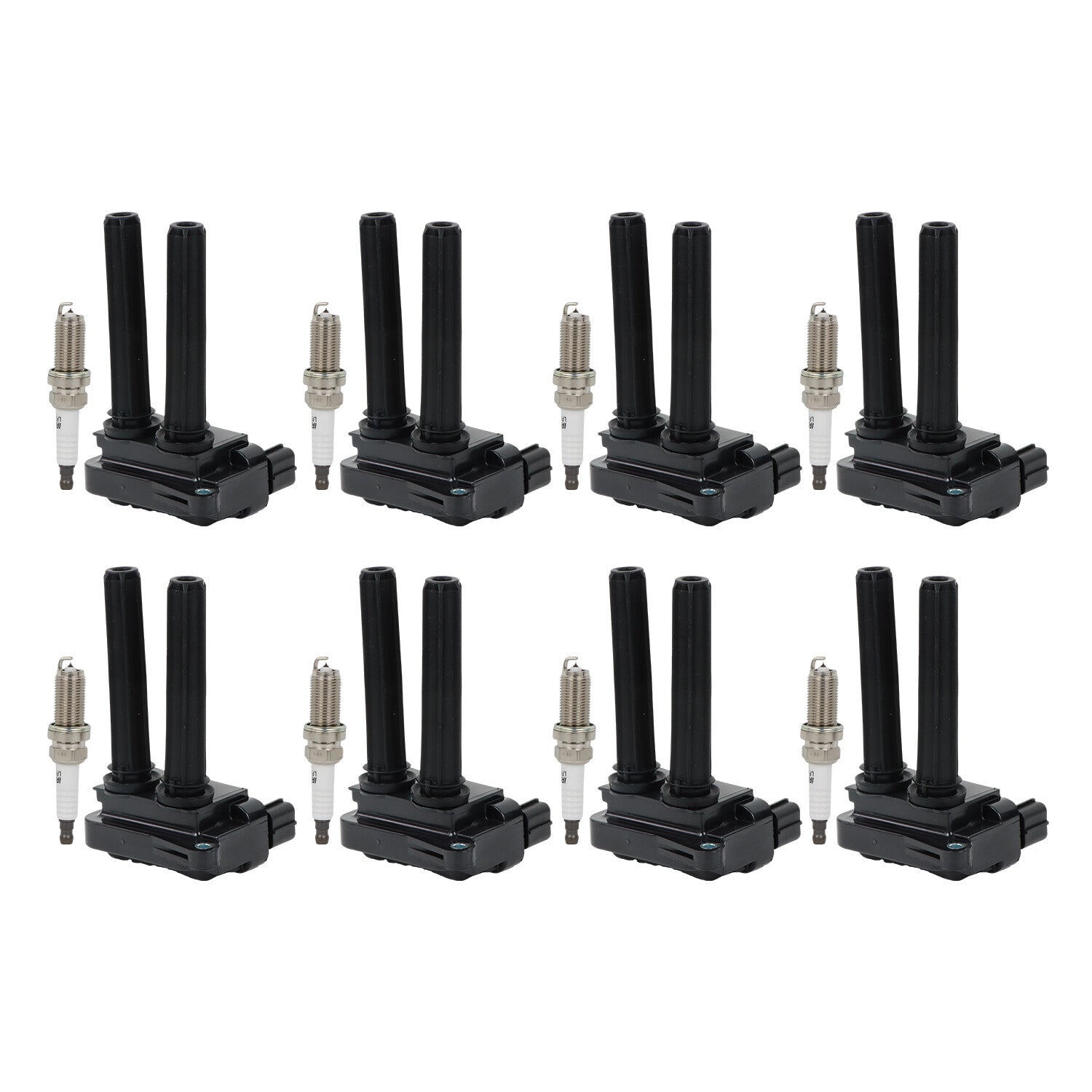UF504 8X Ignition Coils + Iridium Spark Plugs for Dodge Durango Charger for RAM V8