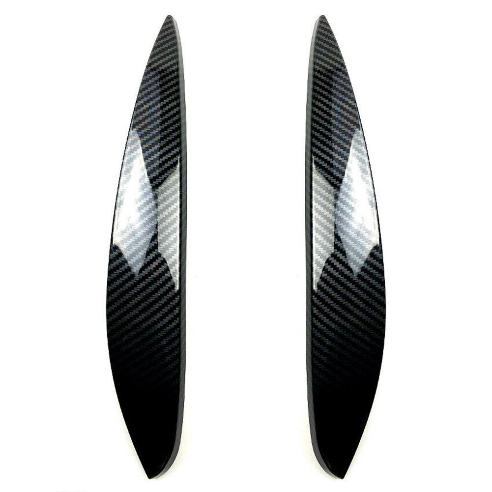 2PCS Headlight Eyelid Lid Eyebrow Trim for Mercedes-Benz for Smart 2014 2015 16+ ABS