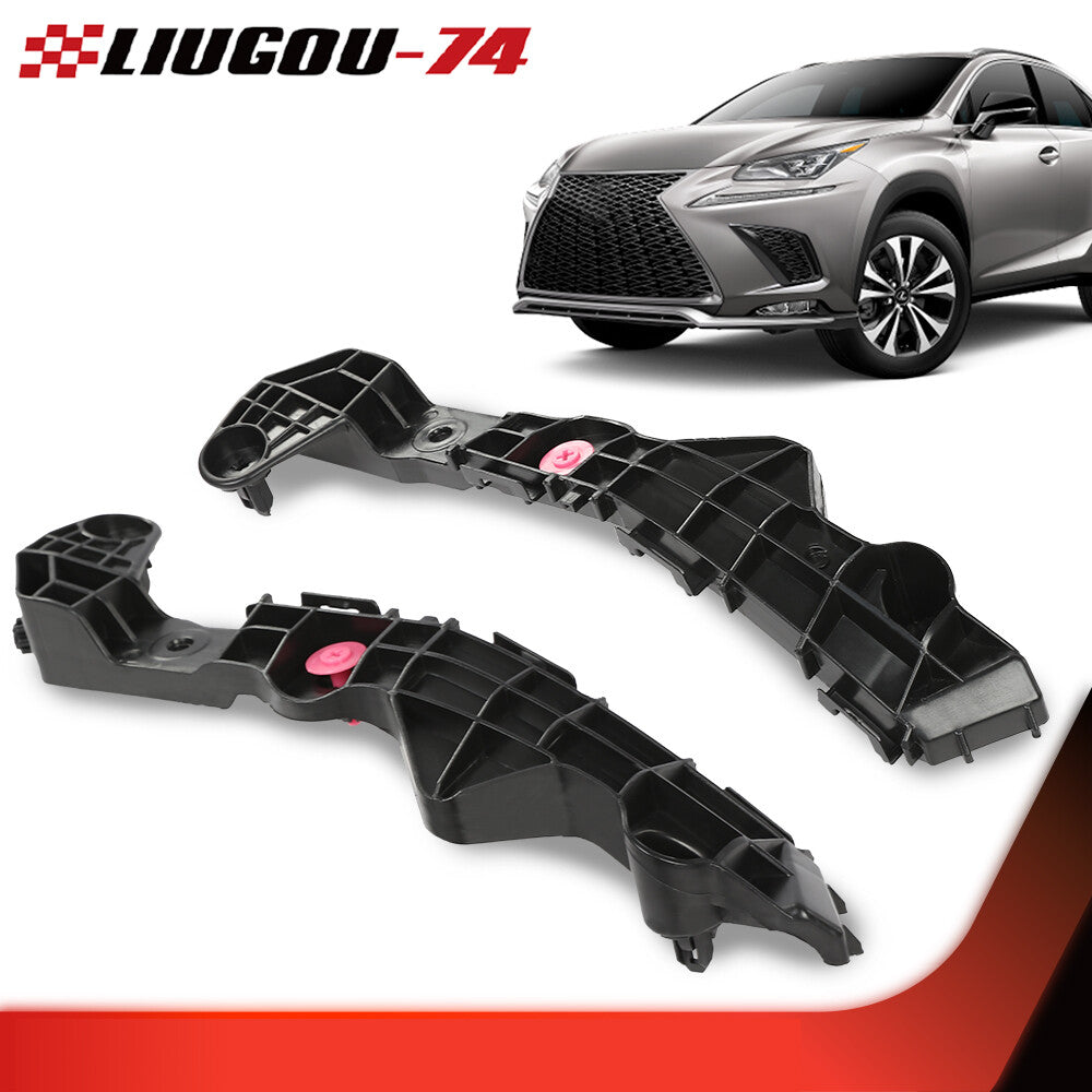 One pair of bumper retainers fits the front left and right sides of 2015, 2016, 2017, and 2018 for Lexus NX300h models.
