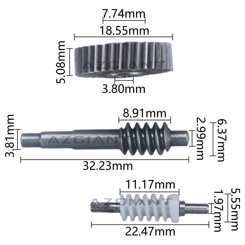 Suitable for Mitsubishi L200 MK4 / Spertero side mirror folding motor gears
