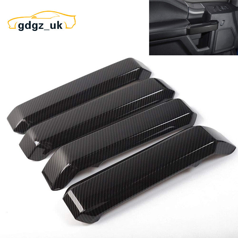Car Inner Door Grab Handle Decoration Trim Cover Interior for Ford F150 2015-20