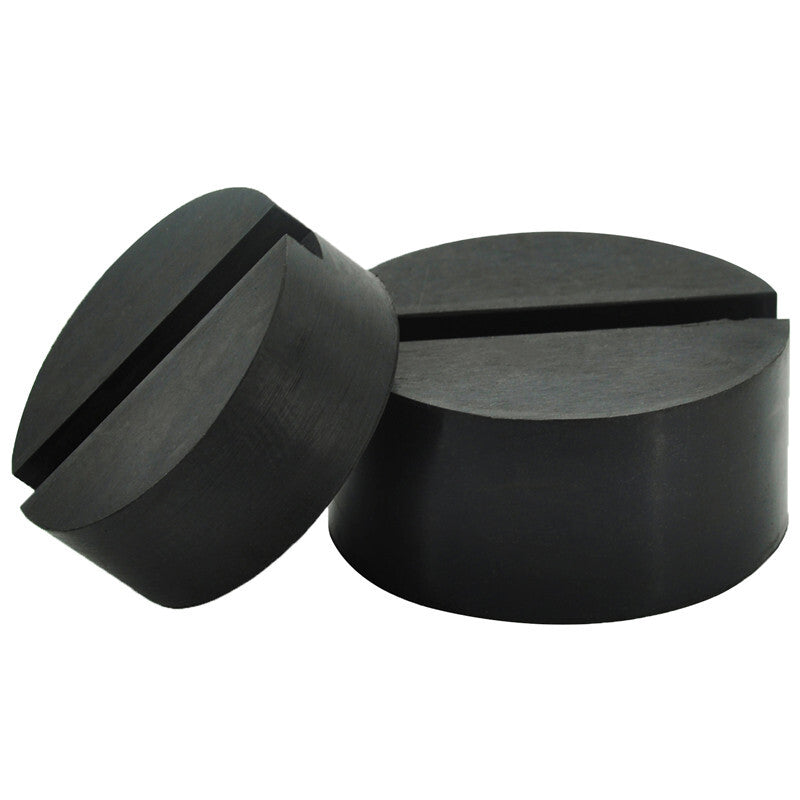 2Pc Car Rubber Jack Pad Frame Protector Guard Adapter Jacking Lifting Disk Mat