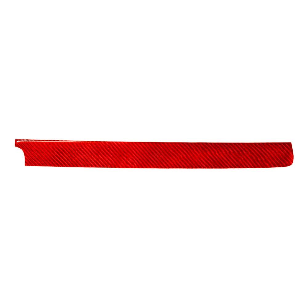 Red Carbon Fiber Passenger Dashboard Cover Trim for Volkswagen for Passat 2006-2011