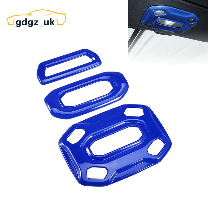 Top Roof Reading Light Cover Trim Bezel Lamp Panel Cover Decor for Jeep JLU 18+