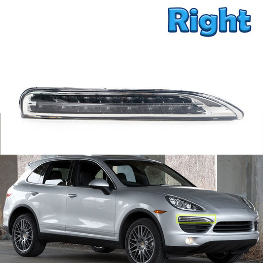 For 2011 for Porsche for Cayenne Front Bumper Daytime Running Light DRL LED Fog Lamp