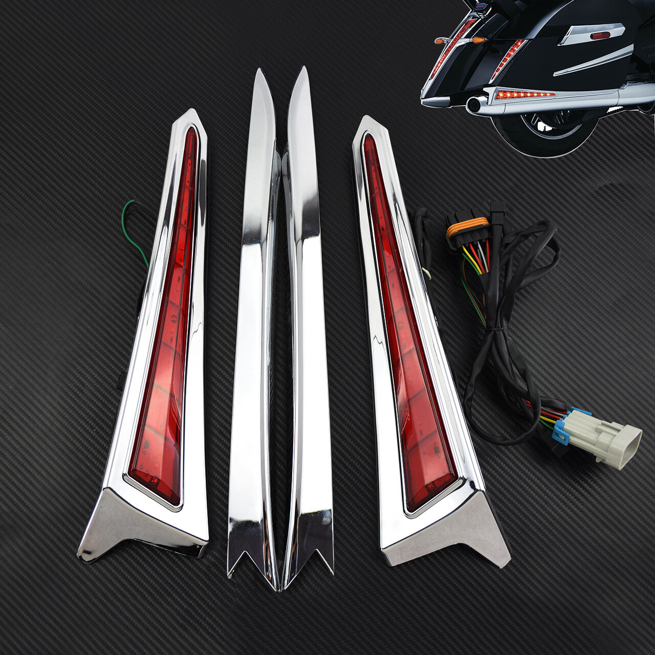 Accent Saddlebag Rear Brake Lights Fit For Victory Cross Country Cross Road