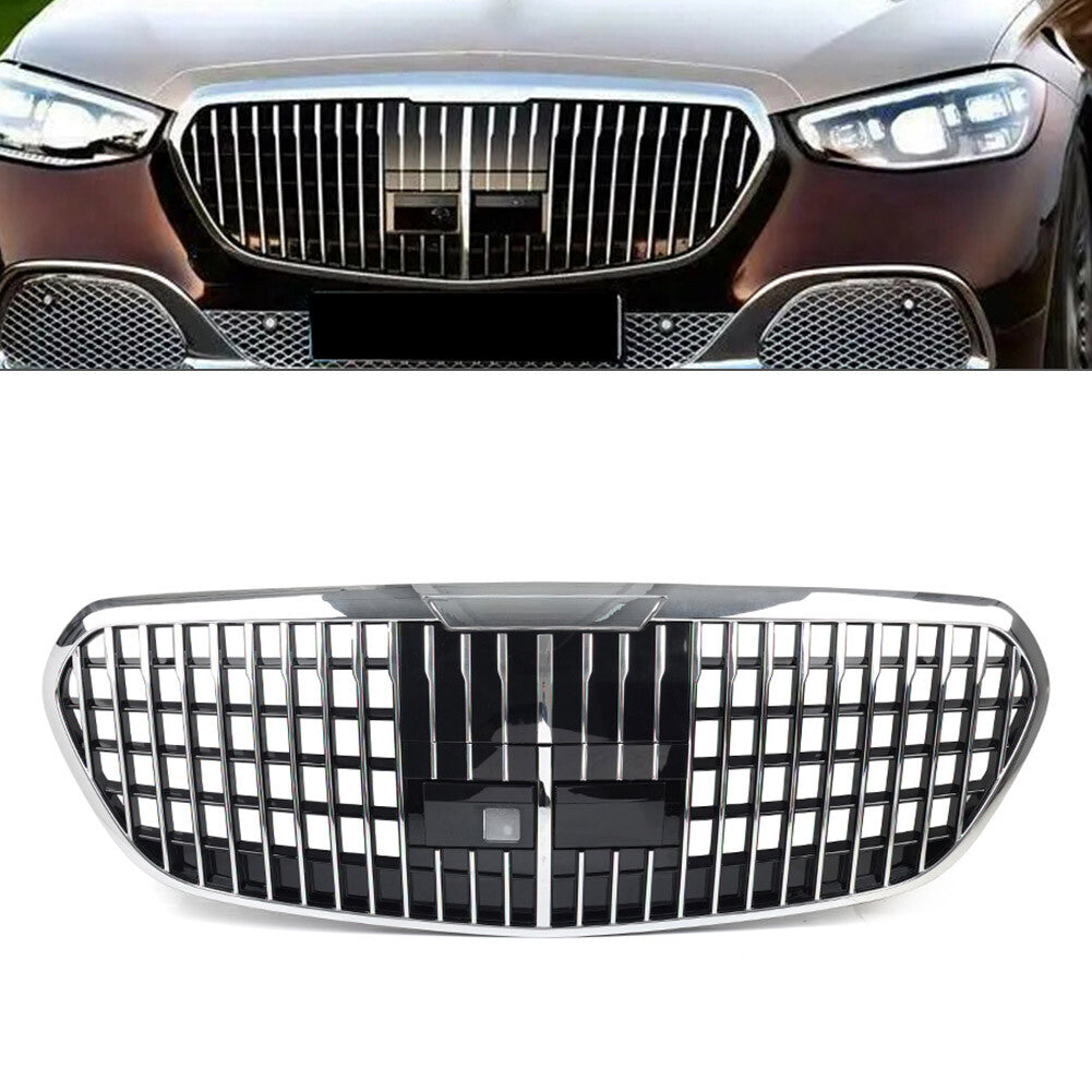 Fit for Benz S Class W223 2021-2024 22 23 Front Bumper Radiator Hood Grille
