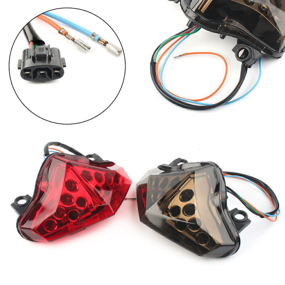 Motorcycle Rear LED Brake Taillingt Fit for KAWASAKI ER-6N / ER-6F 2012-2016