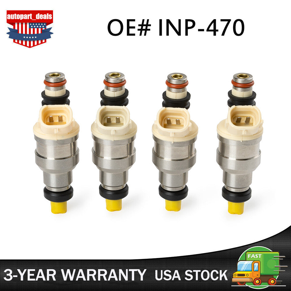 4PCS New Upgraded Fuel Injectors for Suzuki Sidekick Tracker X-90 1.6L INP-470