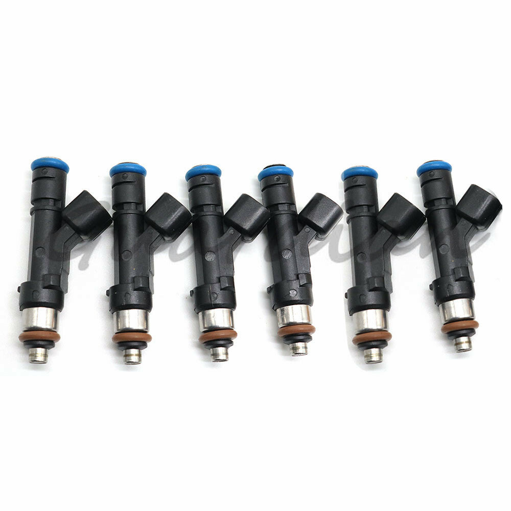 6-pack of new fuel injectors 0280158119 suitable for Jeep , for Dodge for Wrangler , for Chrysler 3.3L and 3.8L engines.