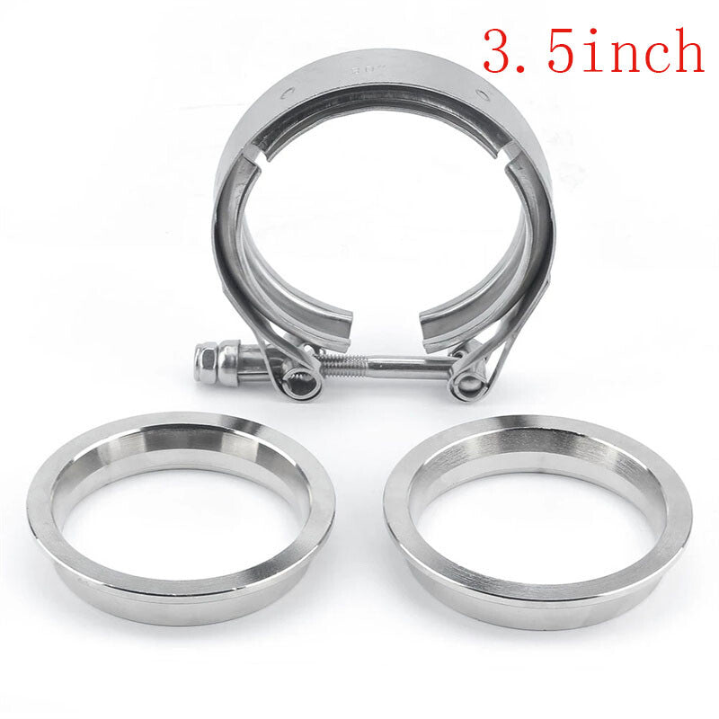 3.5 Stainless Steel V-Band Clamp Mild Steel Flange V-Band for Exhaust Downpipe