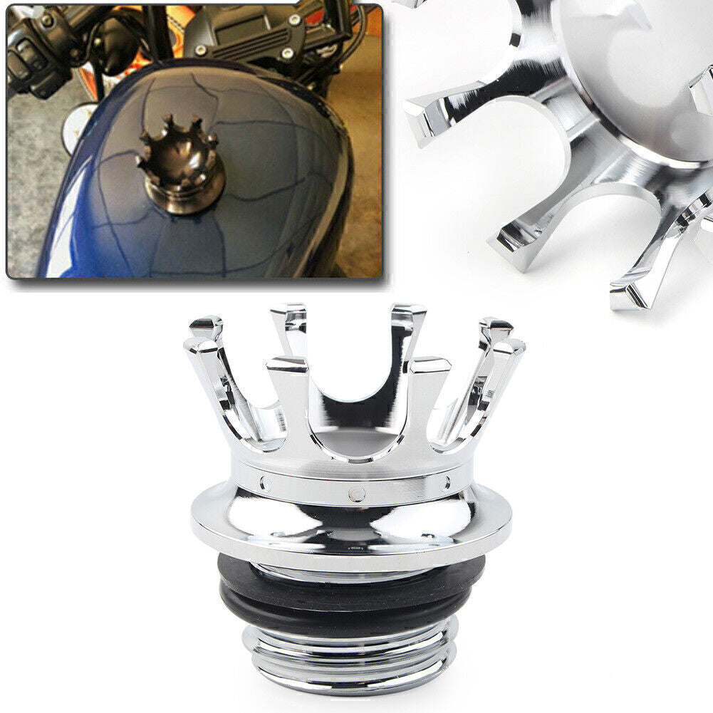 Motorcycle Chrome Gas Tank Oil Cap Right-hand Thread for Harley Sportster