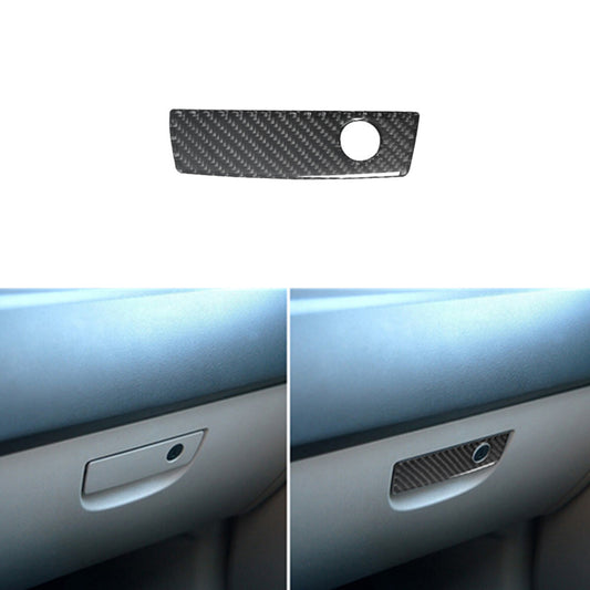 Carbon Fiber Glove Box Handle Decorative Cover Trim for Chrysler 300 2005-07