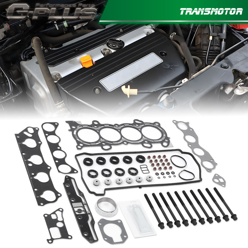Suitable for 2003-2006 for Honda Accord 2.4L DOHC K24A4 head gasket and bolt kit.